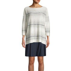 LAFAYETTE 148 NEW YORK Ombre Linen-Blend knit top NWOT